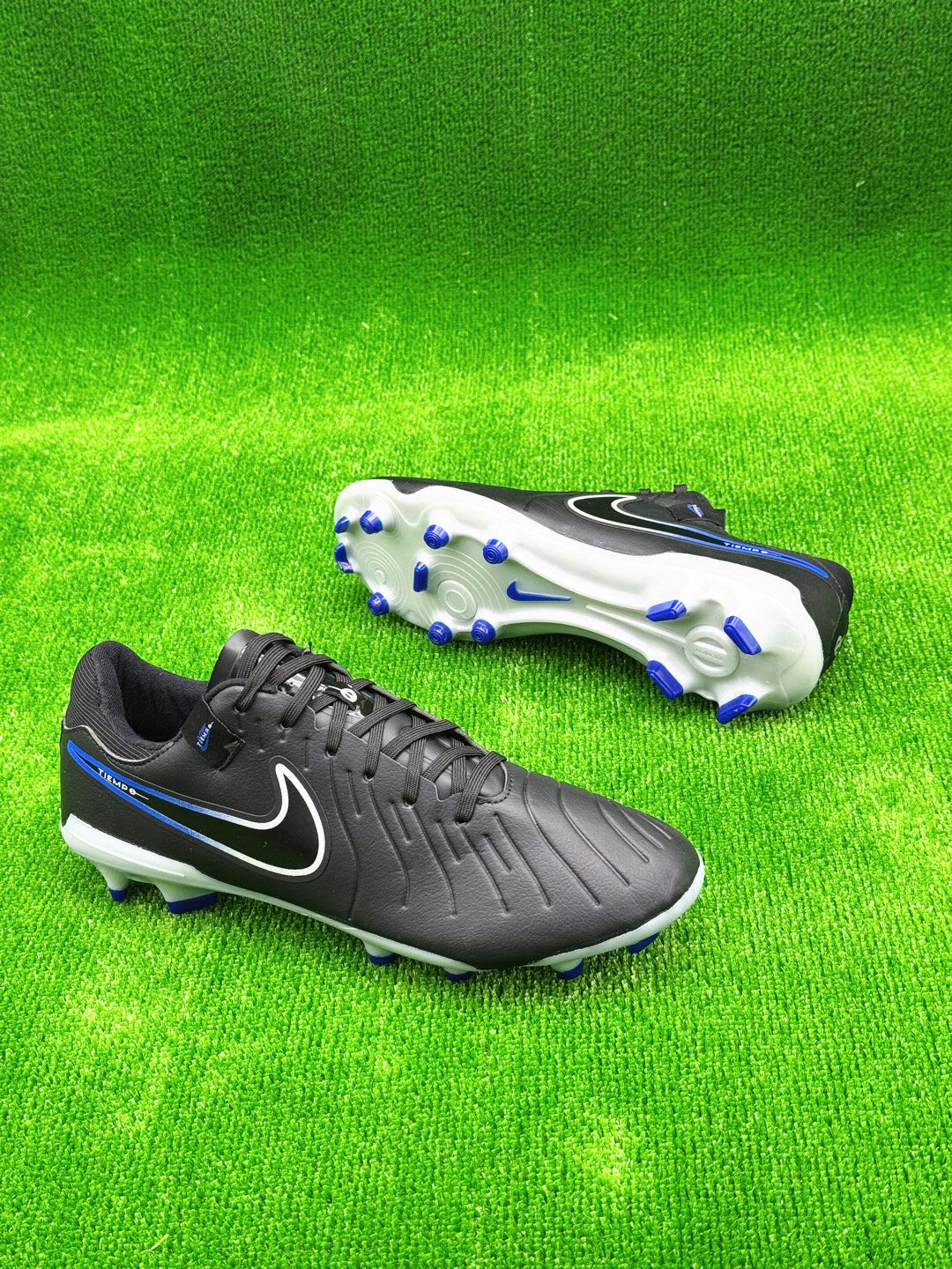 Бутсы , размер 45, синий/зеленый/черный