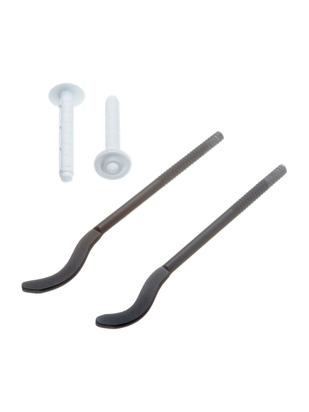 Кронштейн 72х170 мм для радиатора с дюбелями комплект черный (4 шт.)