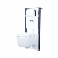 Готовый комплект сантехники 3 в 1 для обустройства туалетной комнаты. Состоит из подвесного унитаза Bridge (BRIRNSEi25),  ...