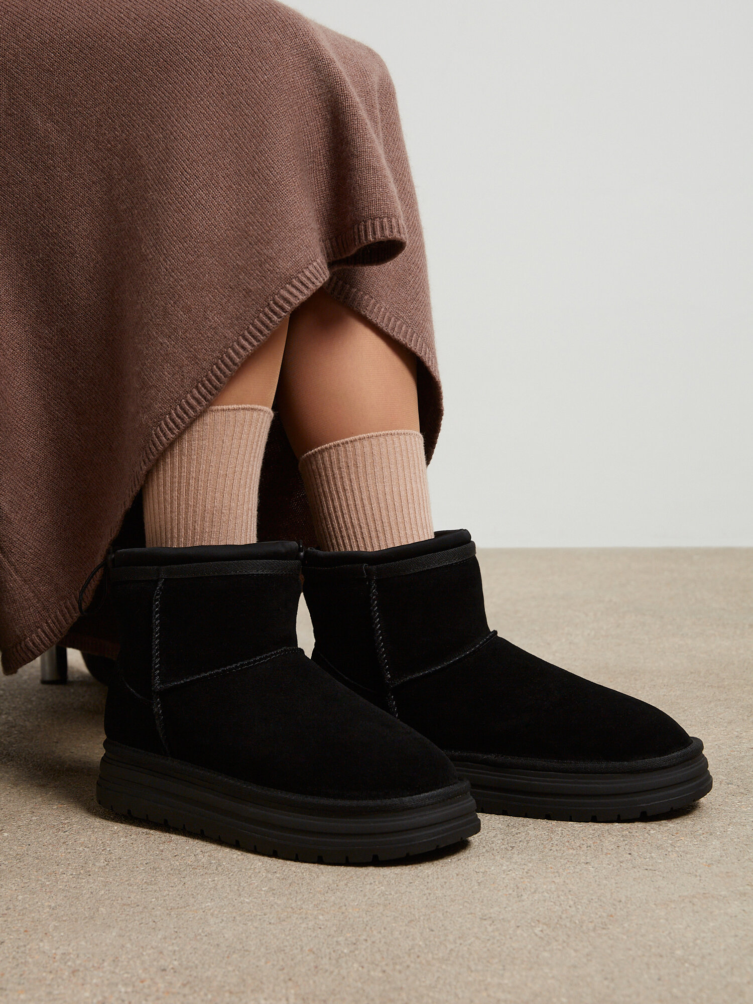 Угги Thomas Munz Осень-зима 2025, размер 36, черный — фото 1