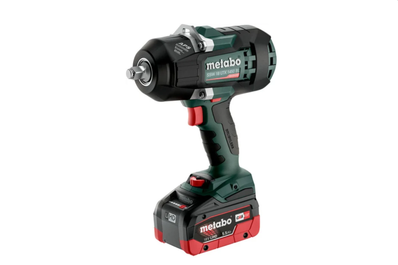 Гайковерт Metabo SSW 18 LTX 1450 BL 602401660 (с 2-мя АКБ кейс)