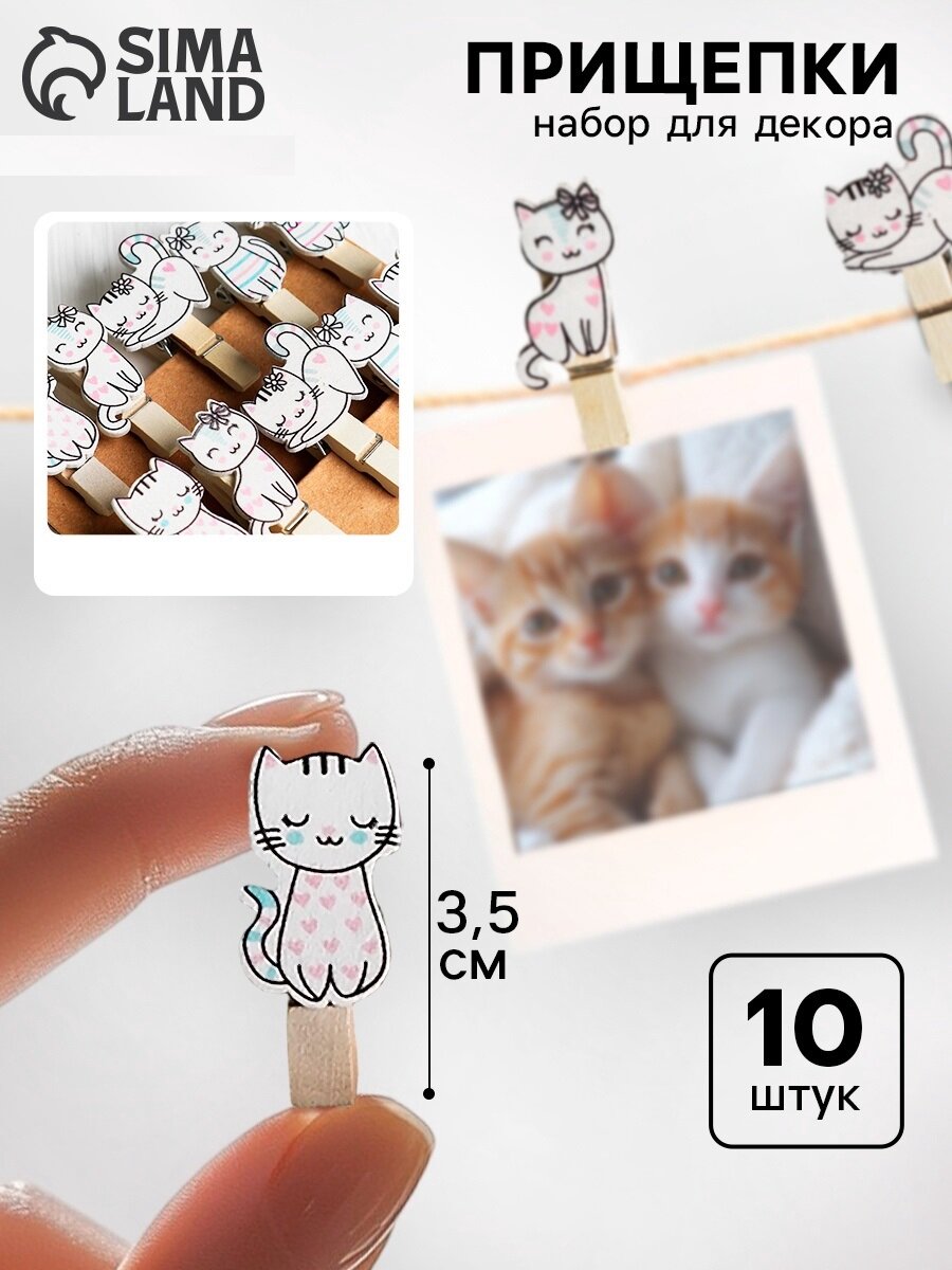 Набор декоративных прищепок 