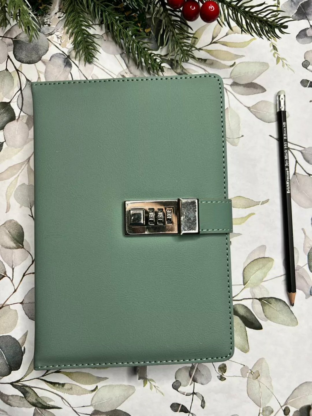 Блокнот Savdo Belgisi "Цветы", A5, на кнопке, сменная обложка