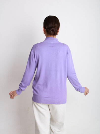 Водолазка , размер OneSize, лавандовый — фото 1