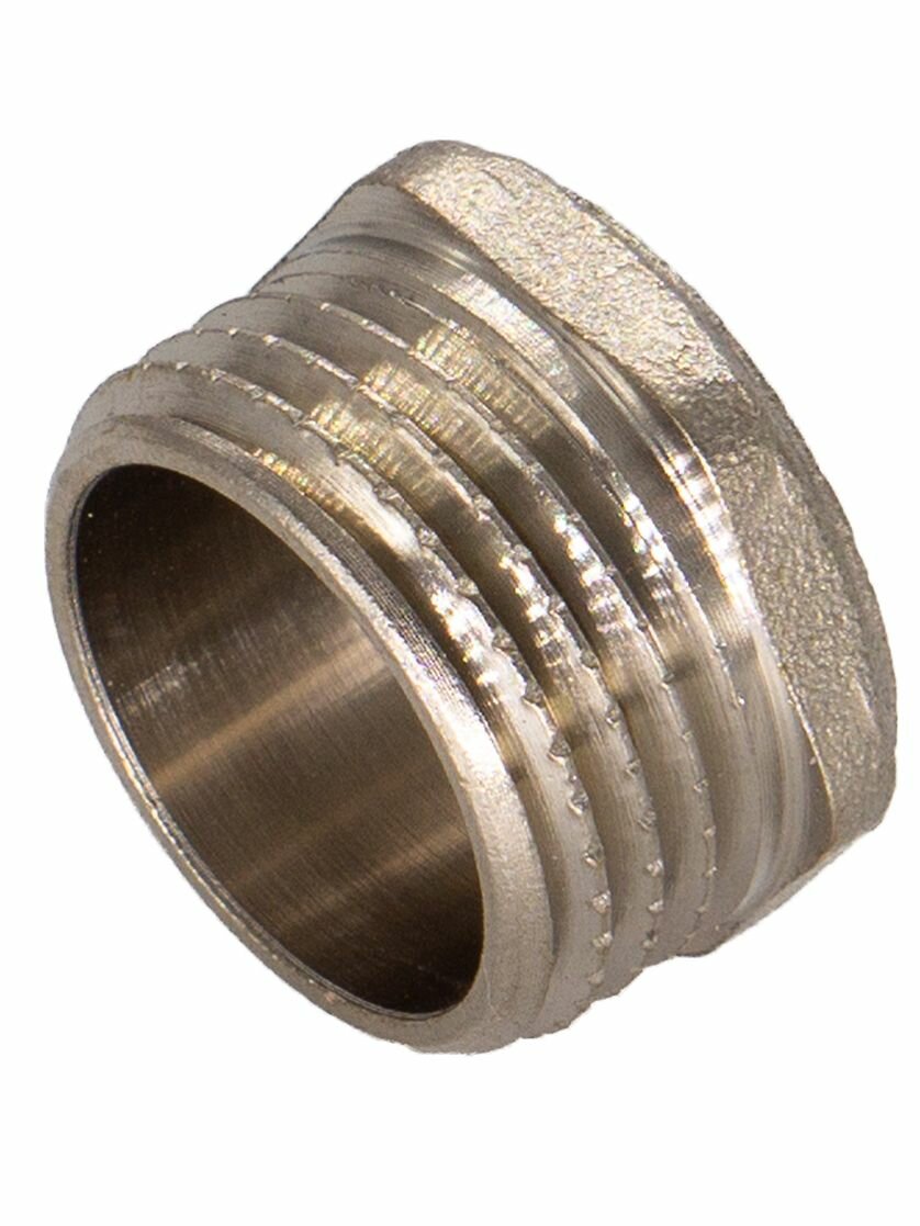 Заглушка для трубы СТМ CRCM0001, латунная, с никелем, 1 дюйм — фото 1