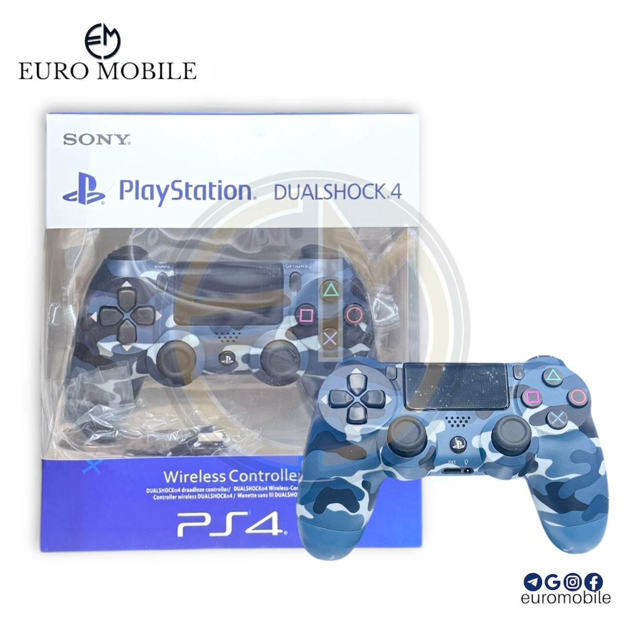 Беспроводной геймпад для Sony PlayStation 4 / PS3, DualShock-стиль, Bluetooth, разные цвета