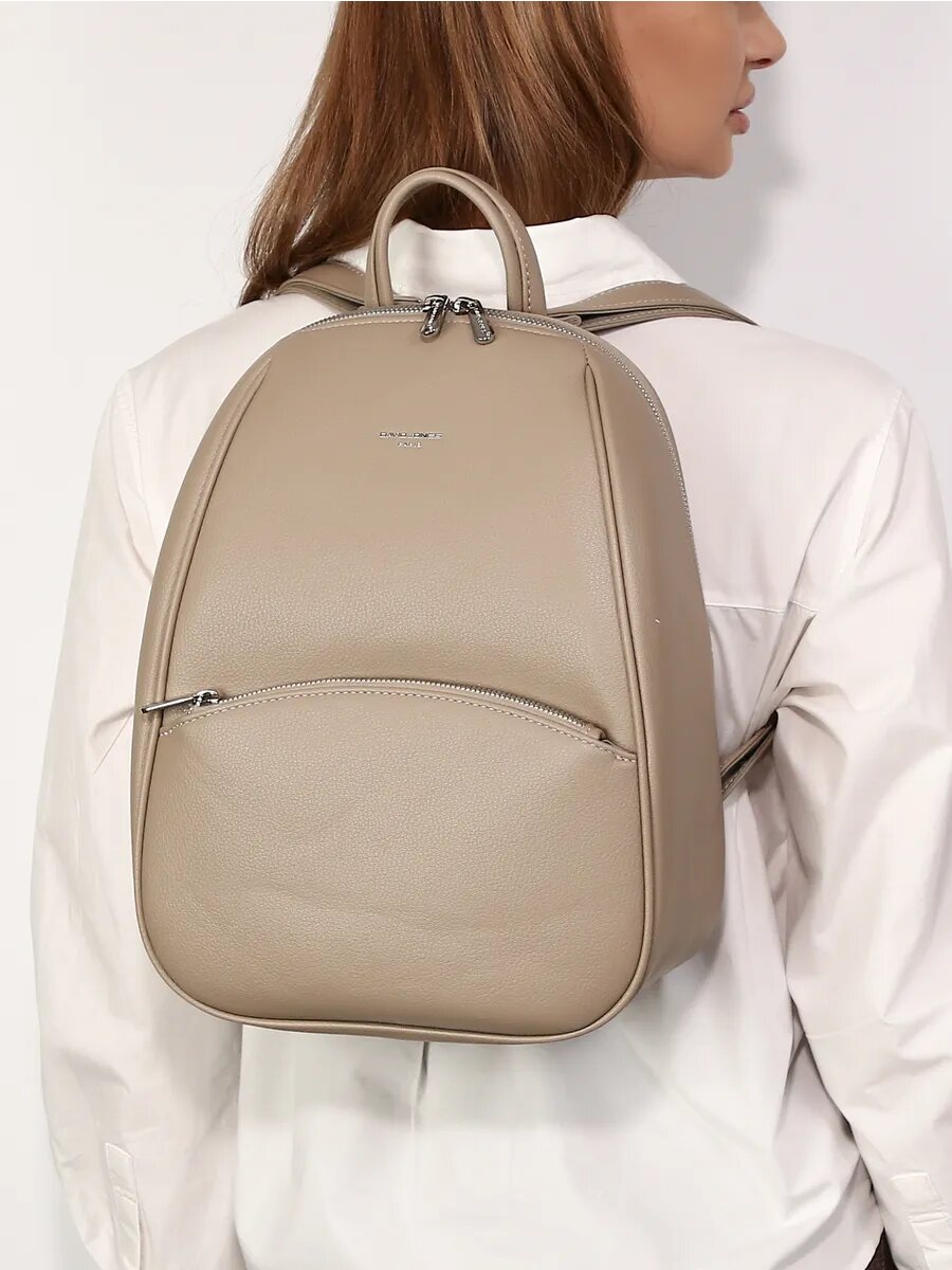 Сумка-рюкзак DAVID JONES, песочный — фото 1