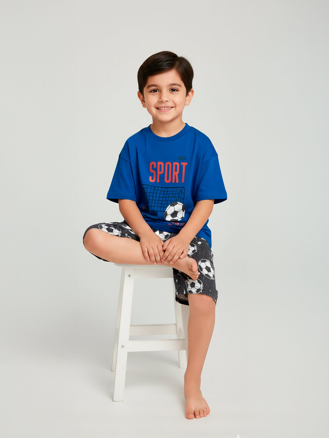 Пижама neo, размер 104, синий — фото 1