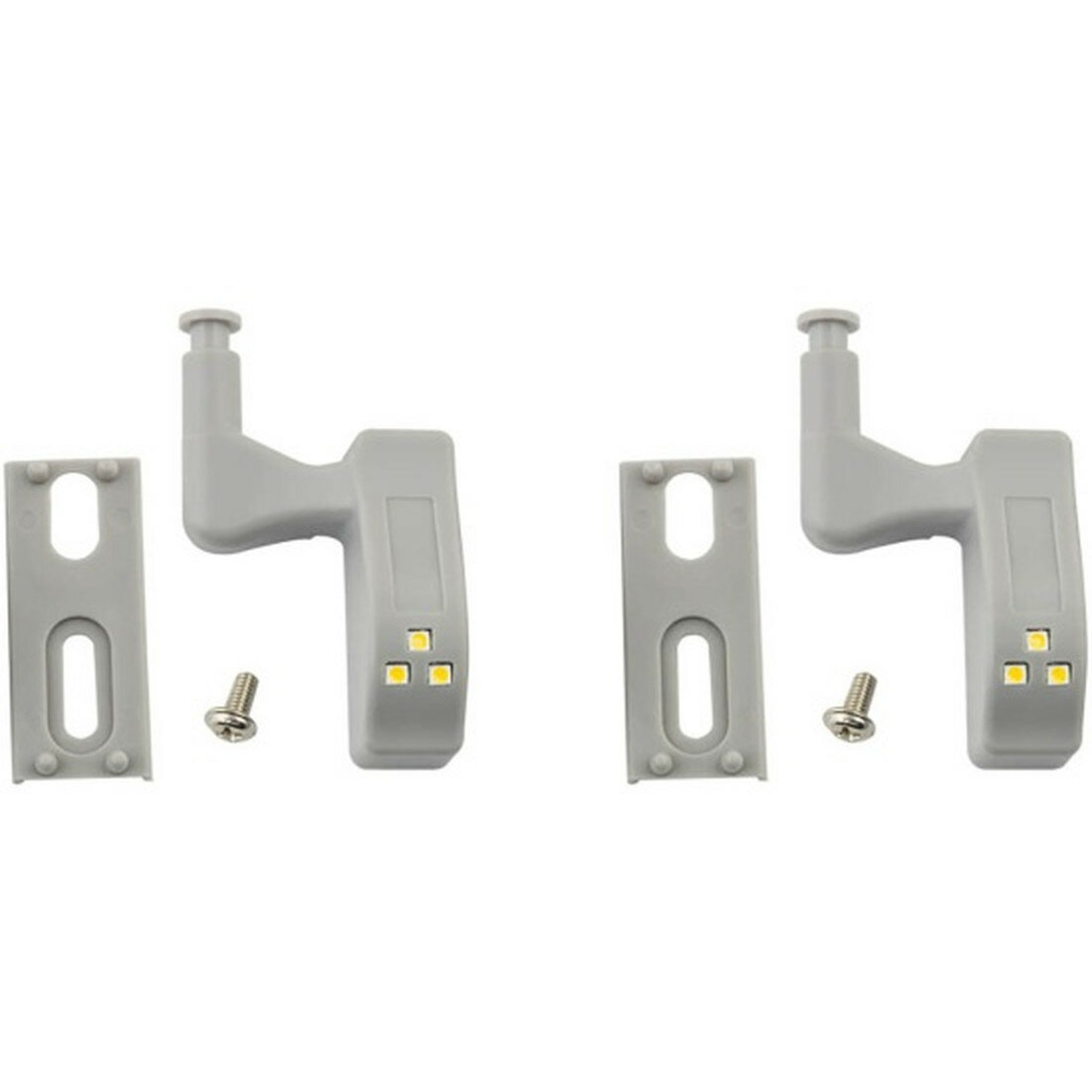 Светильник на петлю в кухонный шкаф Uniel ULK-C02 23A GREY SET2