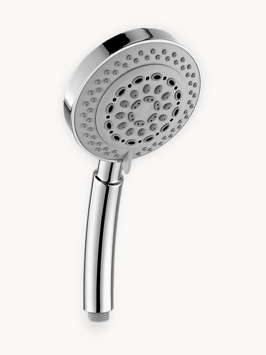 Лейка для душа массажная 8 режимов GROSS AQUA Spa XL, ABS-пластик, хром, GA5030