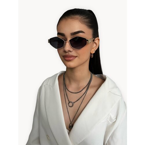 Солнцезащитные очки YuliyaMoon, черный