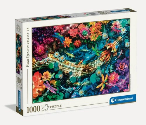Изображение товара Пазл для взрослых Clementoni 1000 деталей, элементов: Рыбки кои