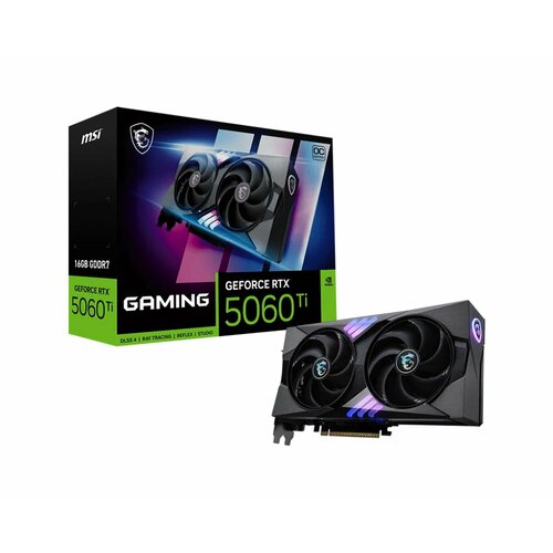 Видеокарта MSI GeForce RTX 5060 Ti GAMING OC 16B G506T-16GC 61083₽