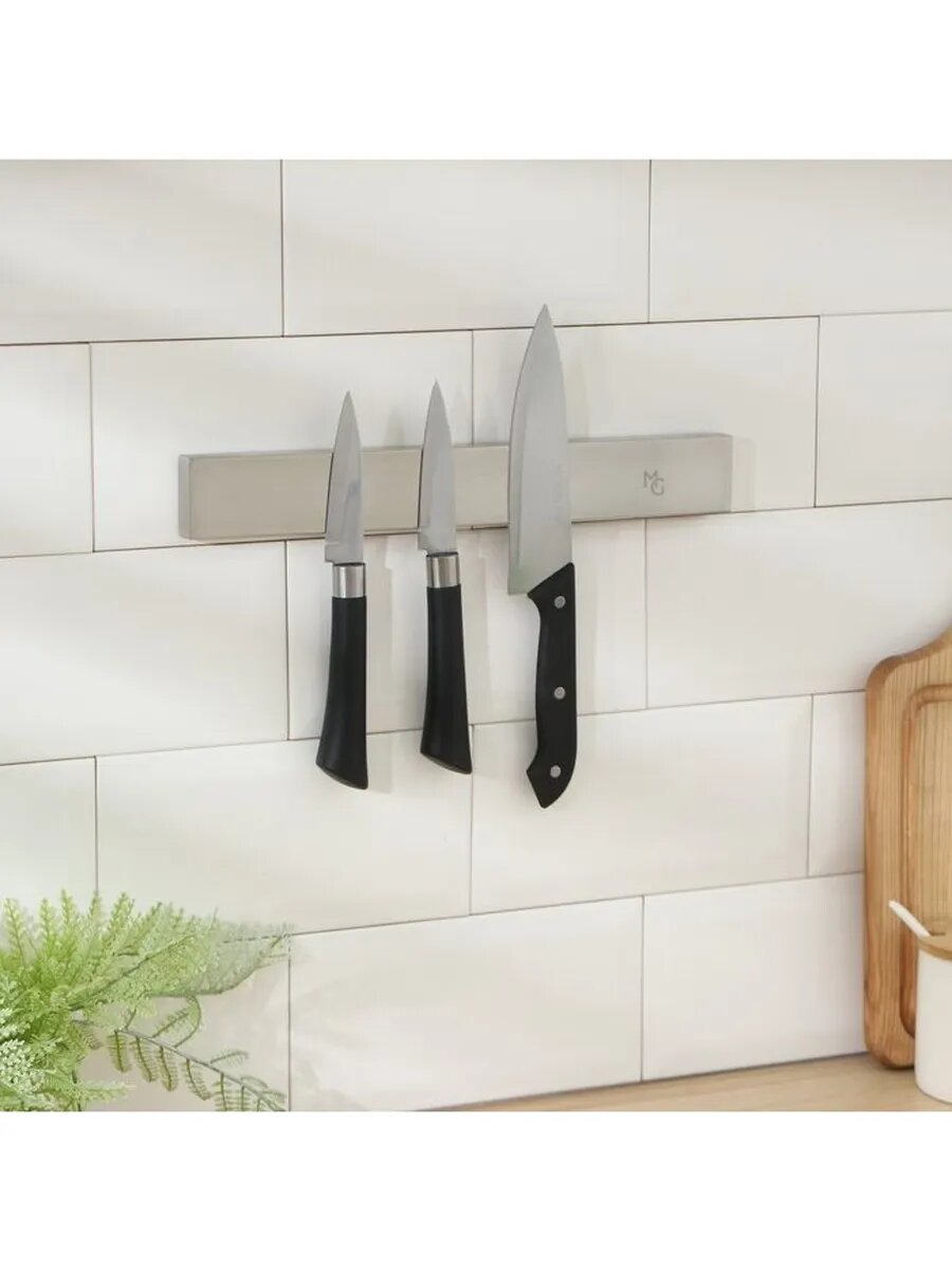 Держатель для ножей магнитный Magistro Sentinel 30 см нерж