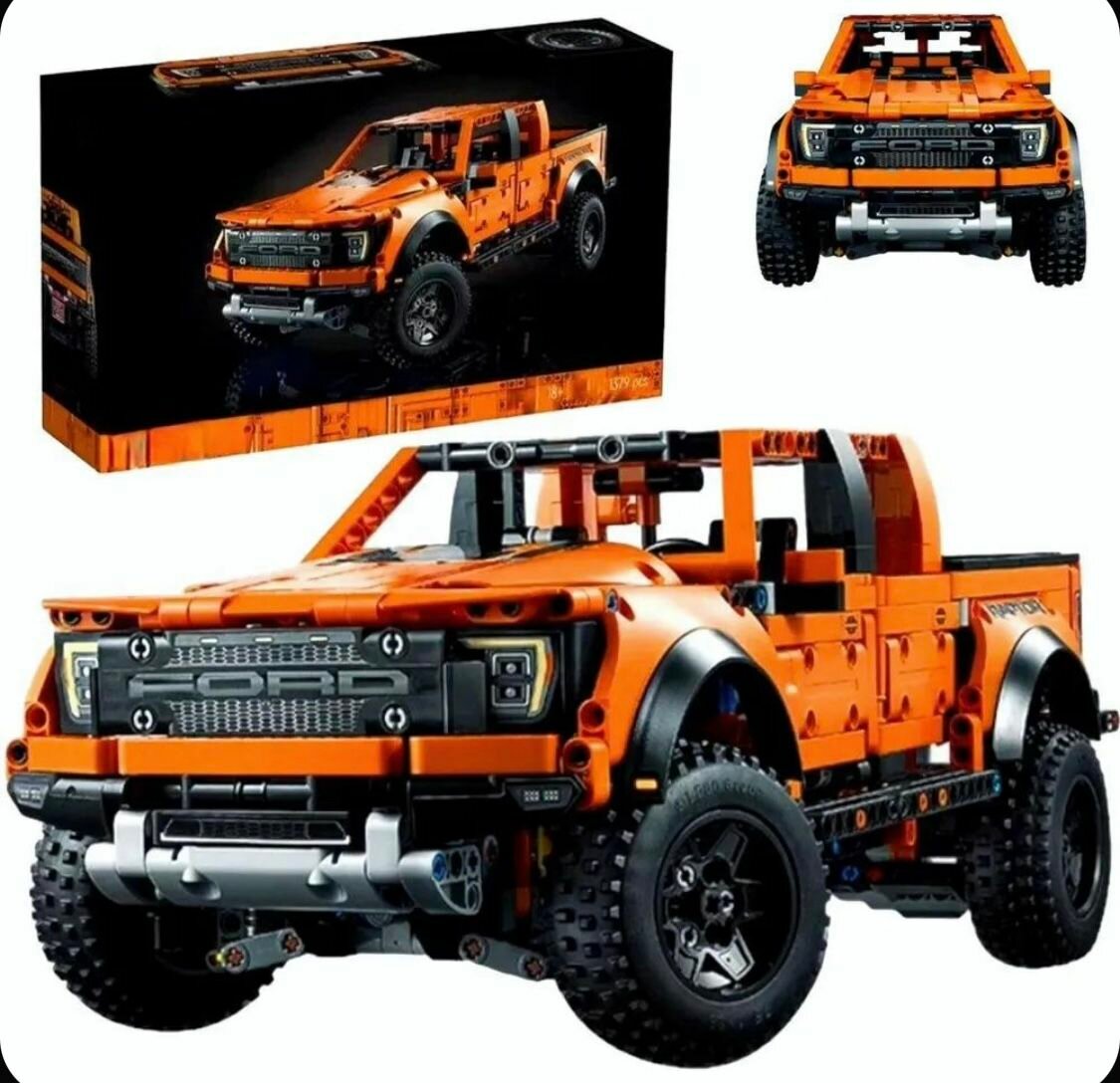 Конструктор тexник "Ford F-150 Raptor" (Форд раптор Ф-150) 1379 деталей