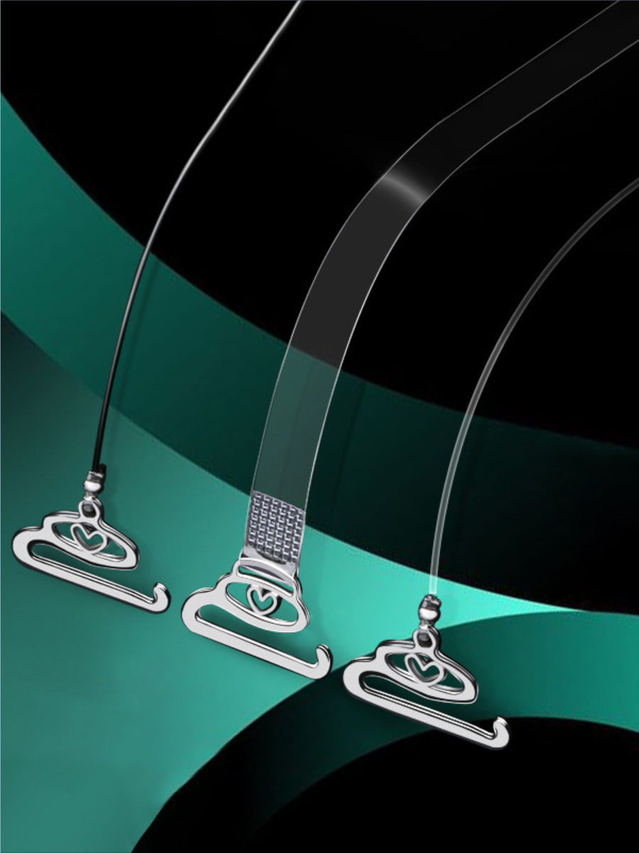 Набор бретелей для бюстгальтера "Невидимые", 3 пары, 100 % силикон — фото 1