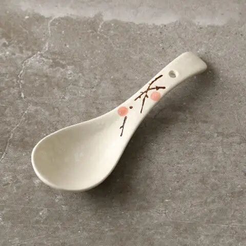 Керамическая ложка olevo, ручная роспись, D-S 14cm