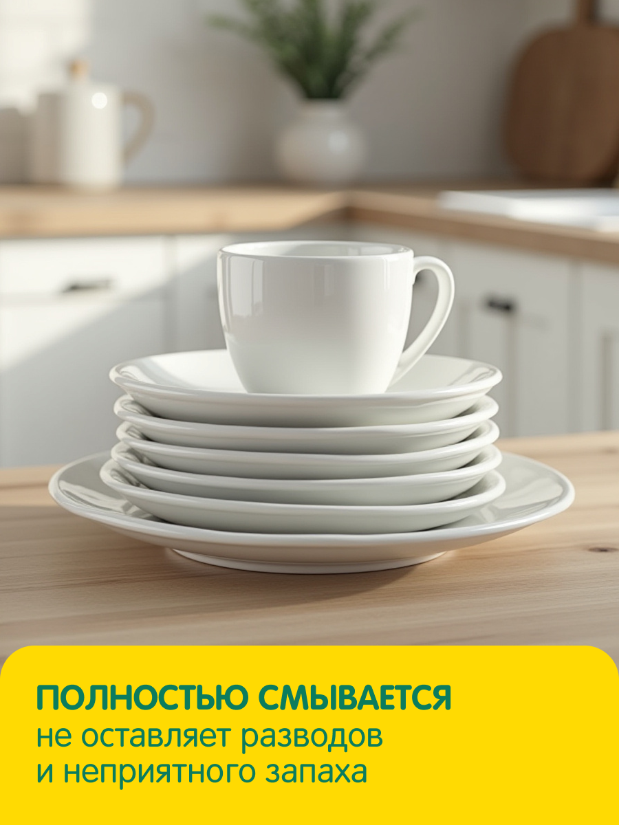 Изображение Гель для мытья посуды YokoSun "Лимон", для детской посуды, гипоаллергенный, 0,5л
