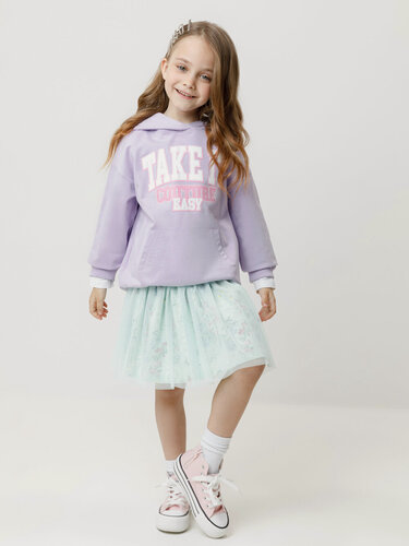 Изображение товара Худи КР 302676-1/пастельно-лиловый