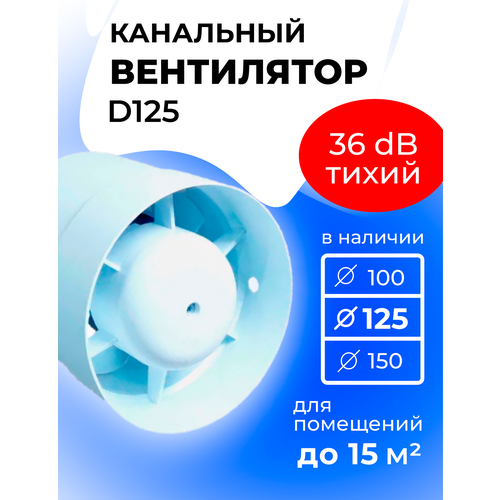 Вентилятор канальный осевой 150