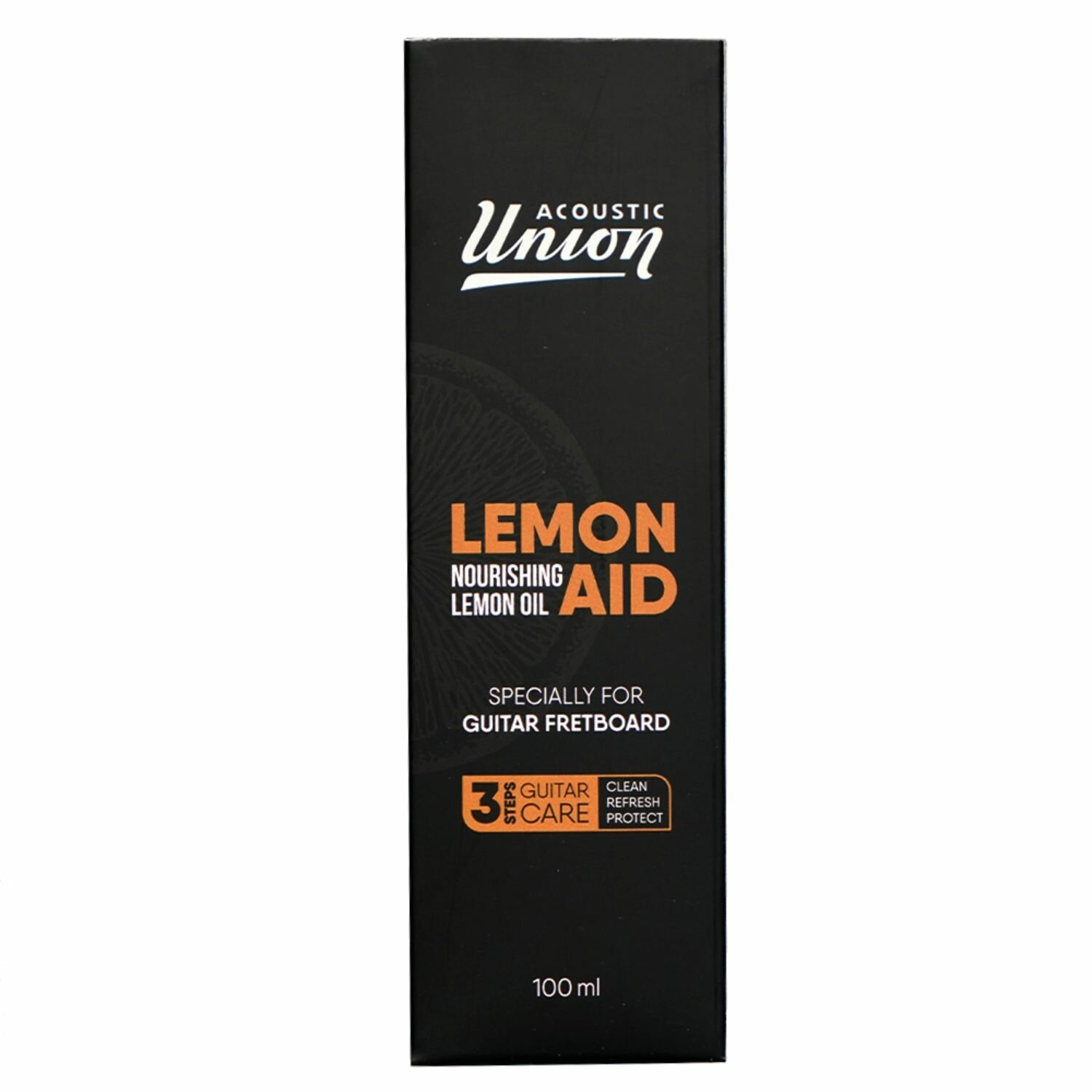 Acoustic Union Lemon Aid масло для ухода за накладкой грифа и струнодержателем гитары. — фото 1