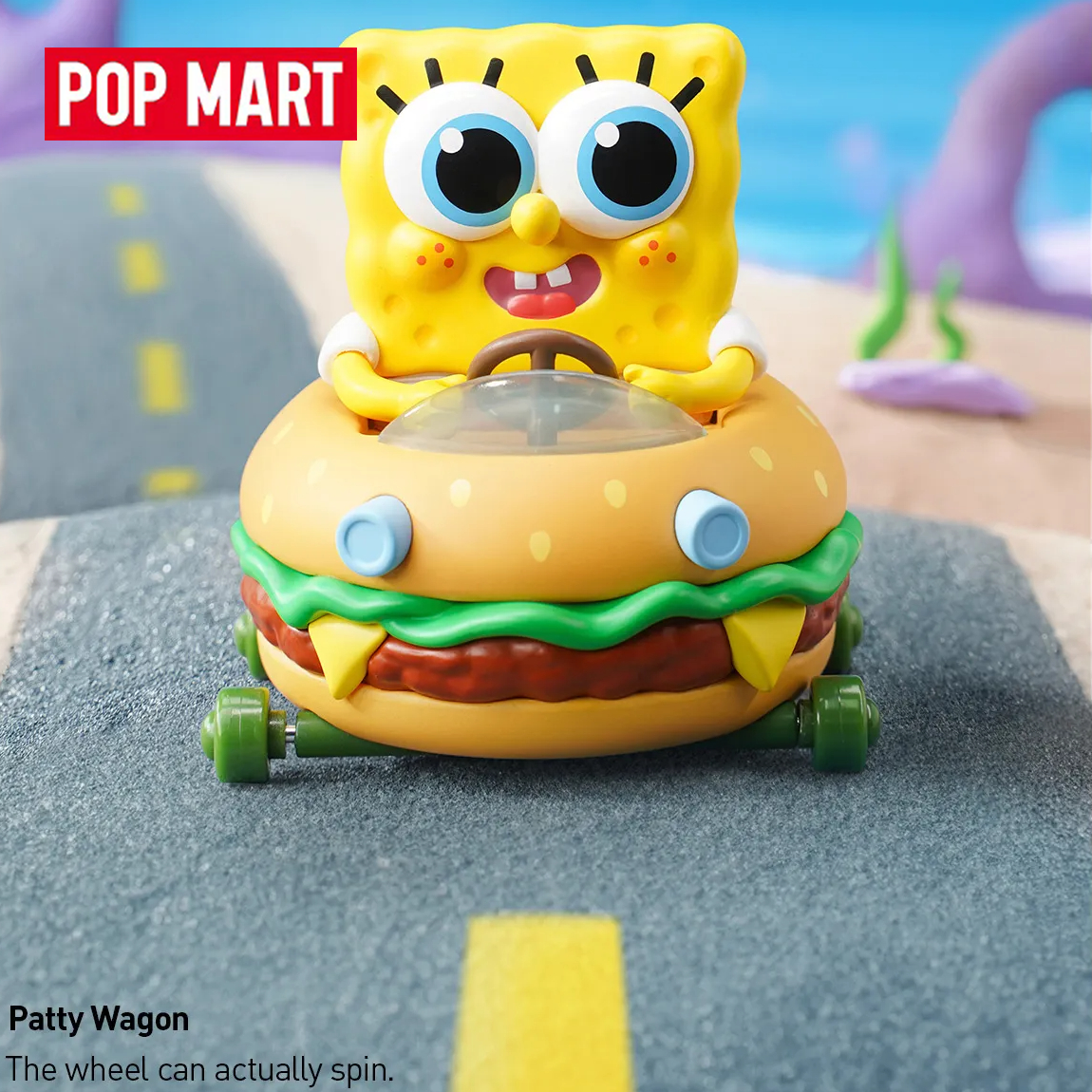 Коллекционная фигурка ПОП март SpongeBob Best Friends Series Figures, коллекционная, унисекс, пластик,1 шт