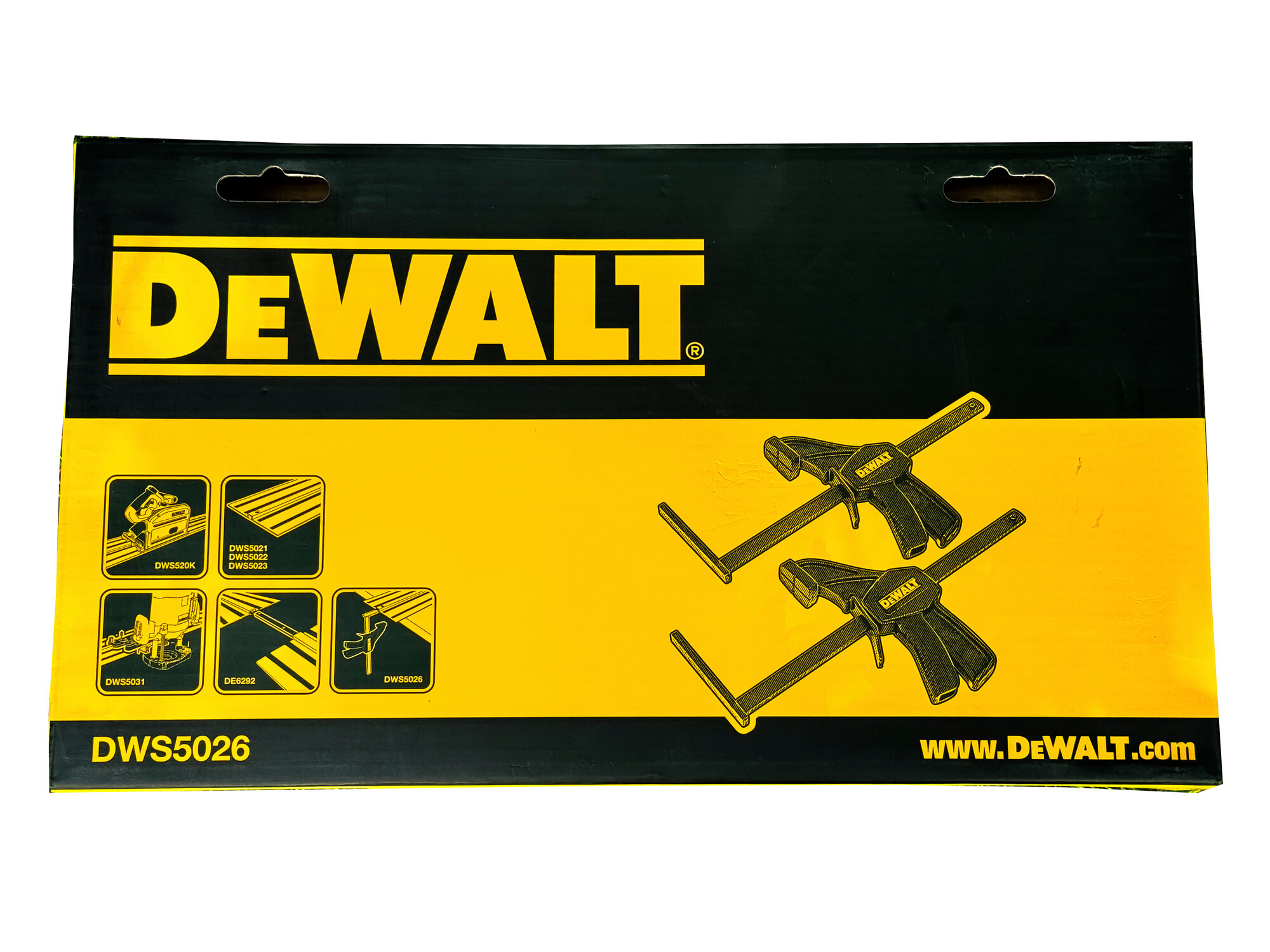 Струбцины DEWALT DWS5026 для направляющих шин
