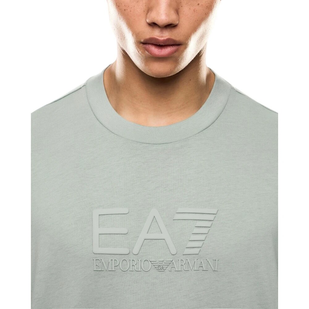 Футболка EA7 EMPORIO ARMANI, размер 2XL, зеленый — фото 1