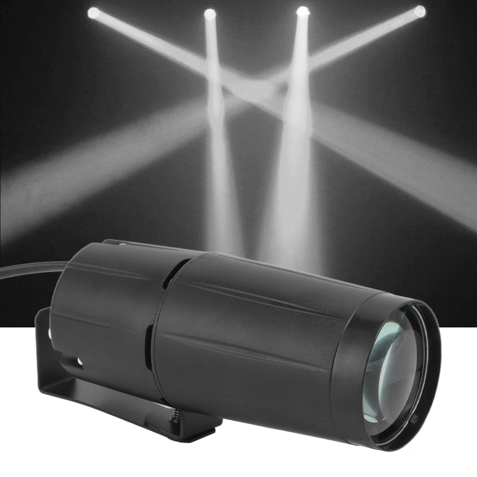 Светодиодный прожектор с белым световым эффектом 12 Вт переменный ток 90‑240 В для домашней сцены КТВ вилка стандарта США