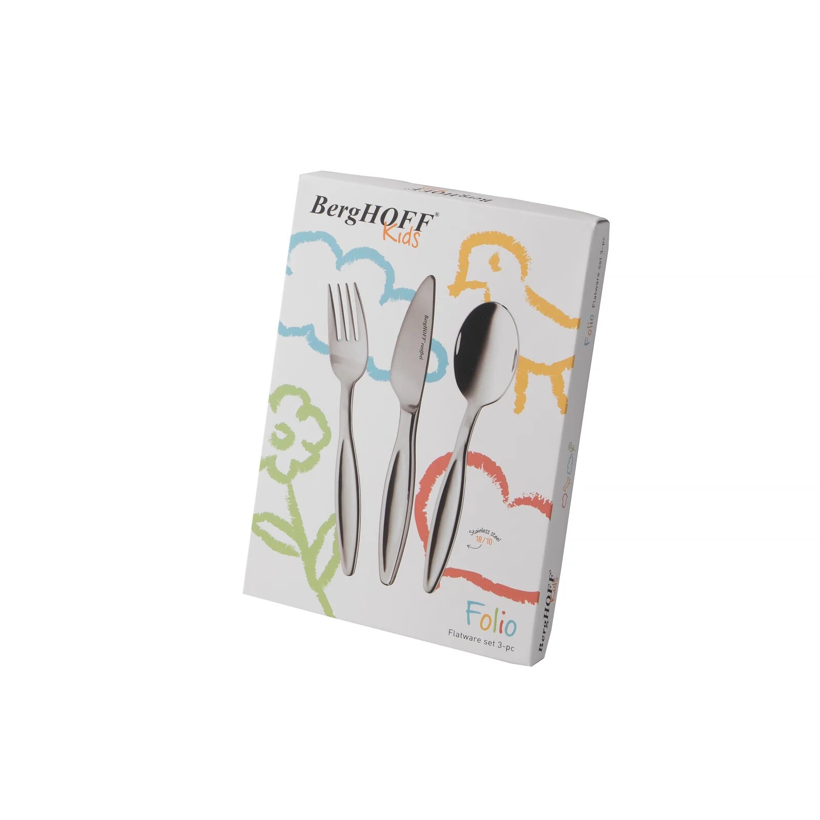 Набор столовых приборов BergHOFF Essentials, нержавеющая сталь, металл, 3 предмета — фото 1