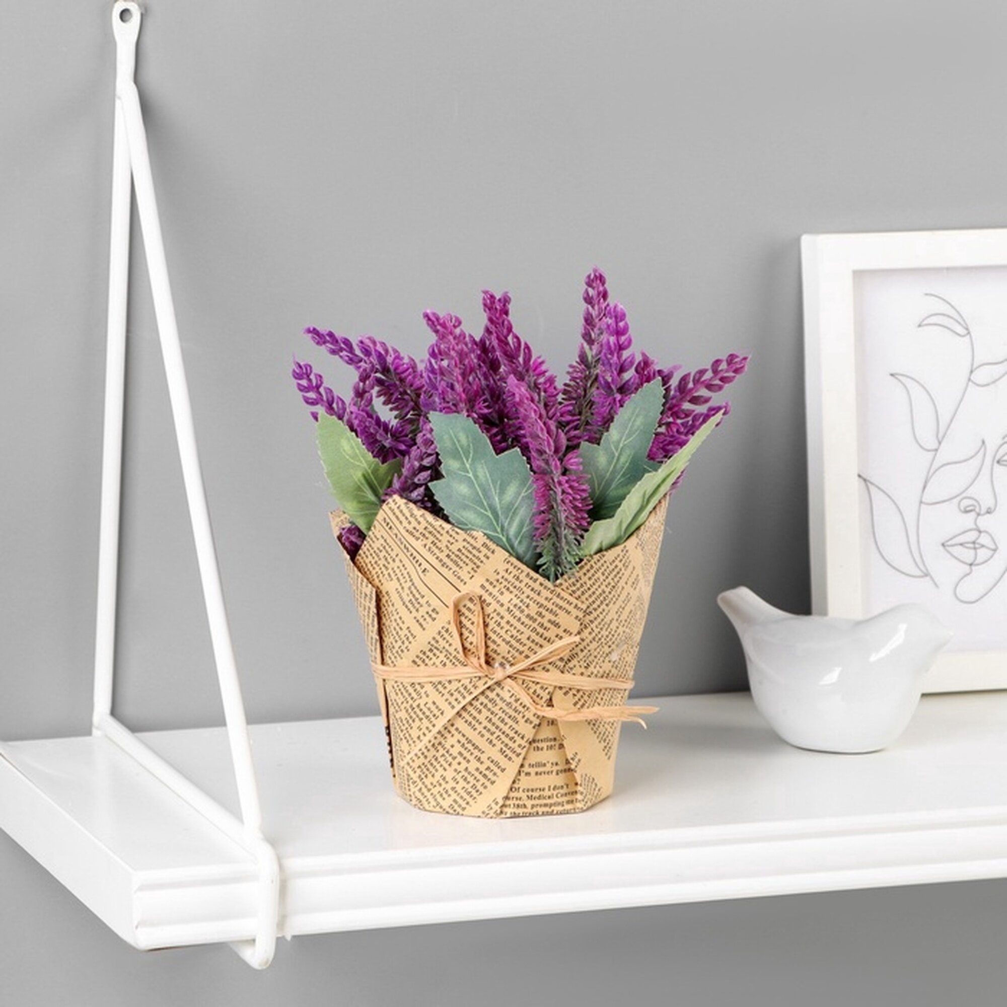 Бонсай Сима-ленд «Лаванда нежная» в горшке пластик 10x15 см