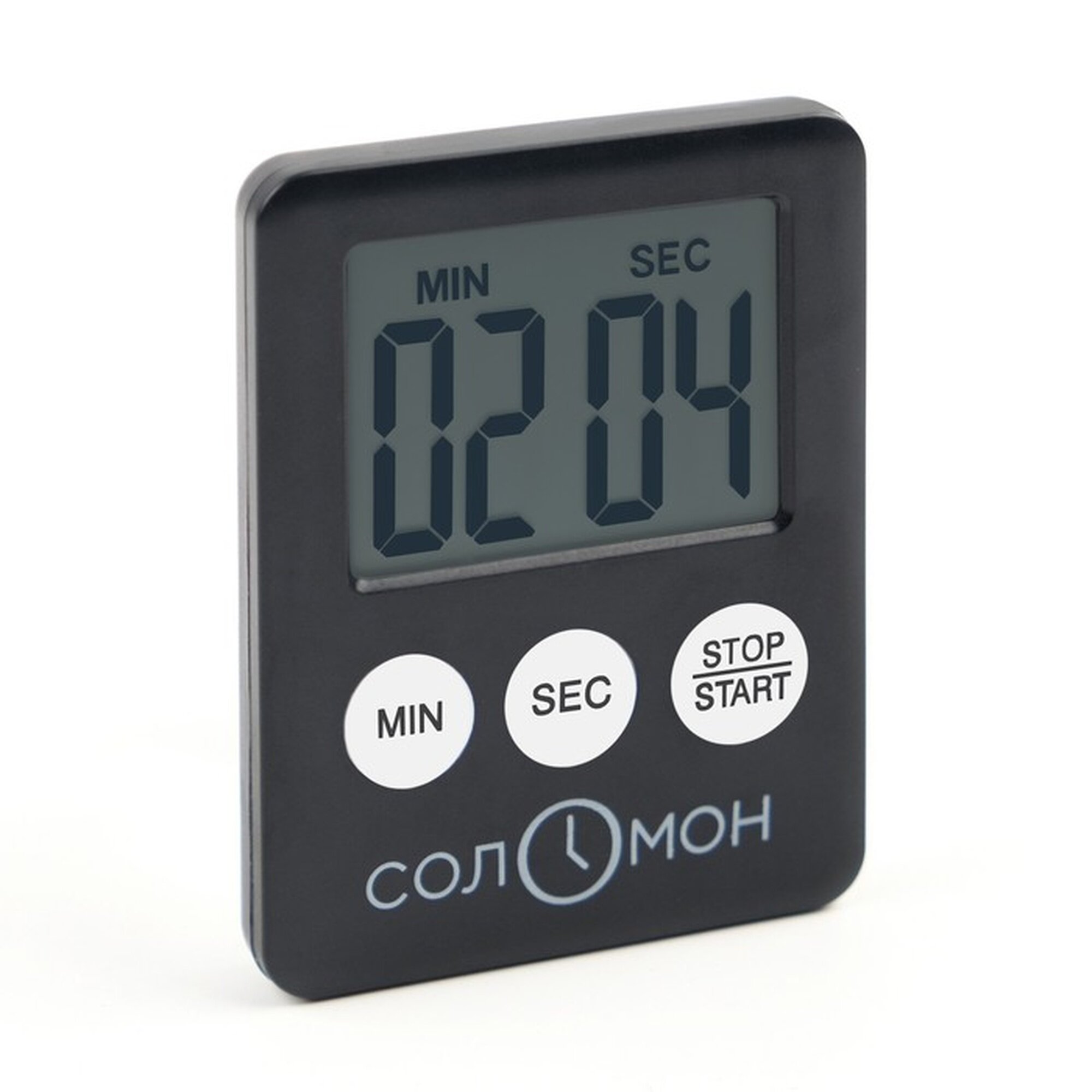 Изображение Таймер кухонный "Соломон" на магните, с настольной подставкой, электронный, 5.3 х 7 см