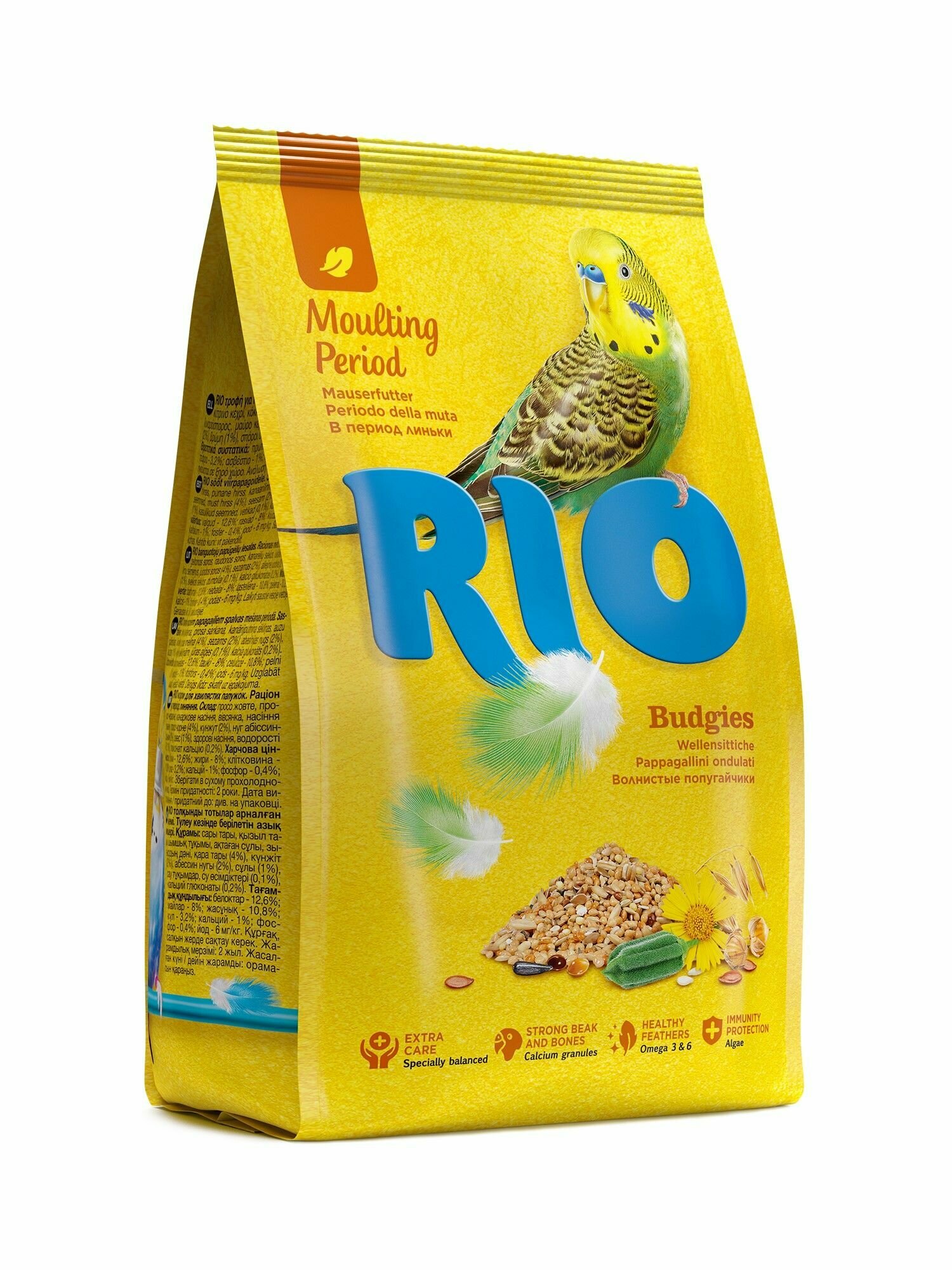 Корм RIO "Moulting period" для волнистых попугаев в период линьки 500гр