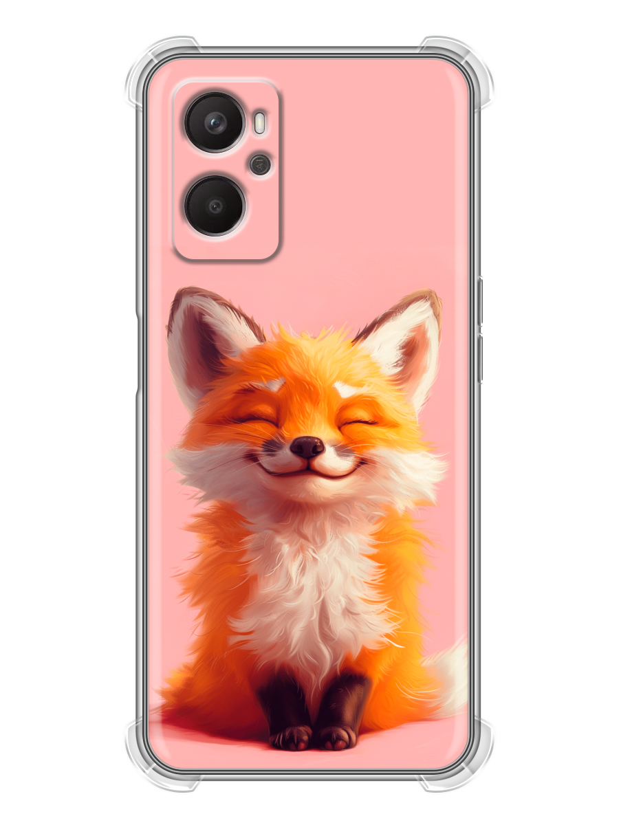 Чехол для Oppo A36, Oppo A96 с принтом милая лиса (Оппо А96, Оппо А36)