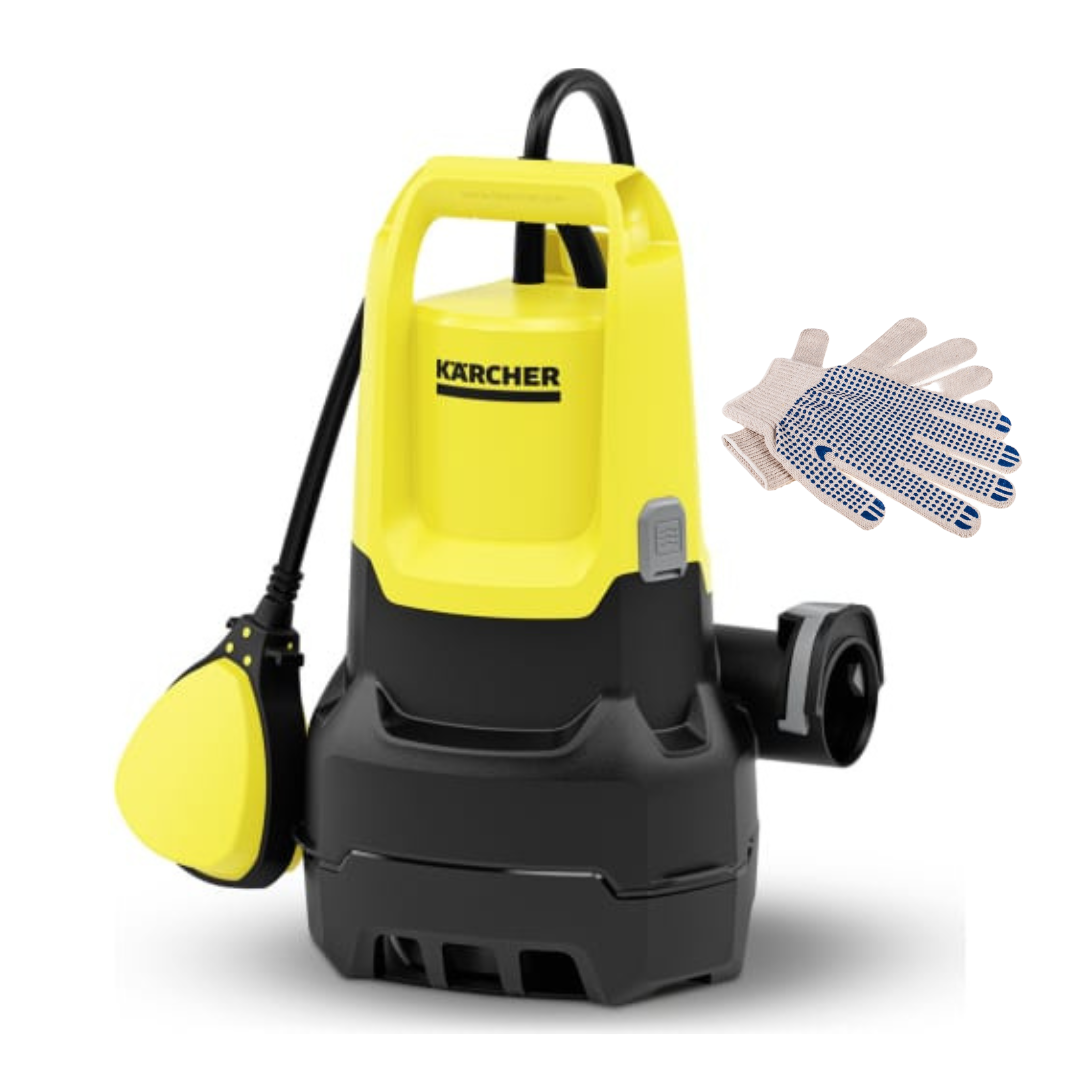Погружной насос Karcher SP 11.000 Dirt + рабочие перчатки