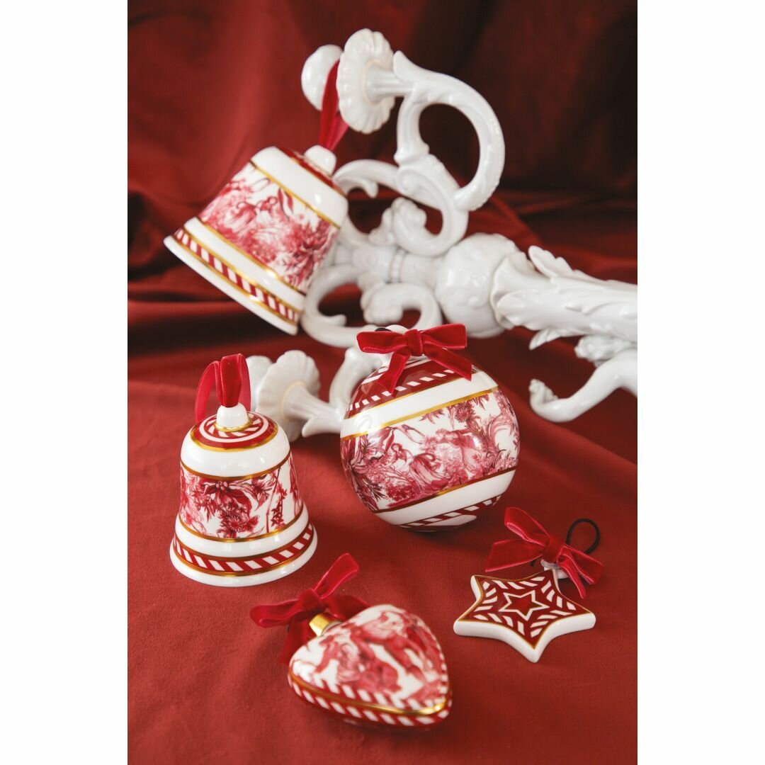 Украшение шар 9 см Фарфор Коллекция LE ROUGE — фото 1