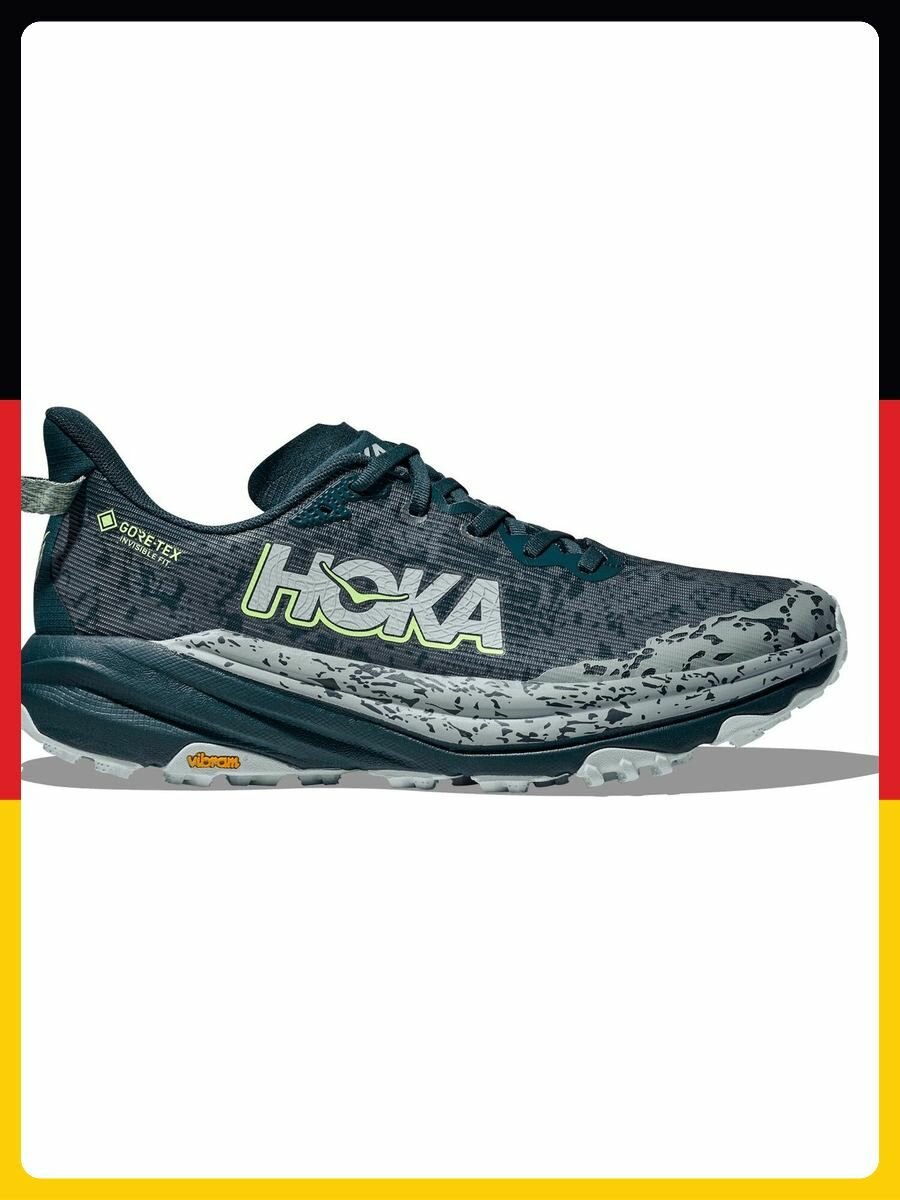 Кроссовки HOKA ONE ONE m speedgoat 6 gtx, размер 44 EU, синий