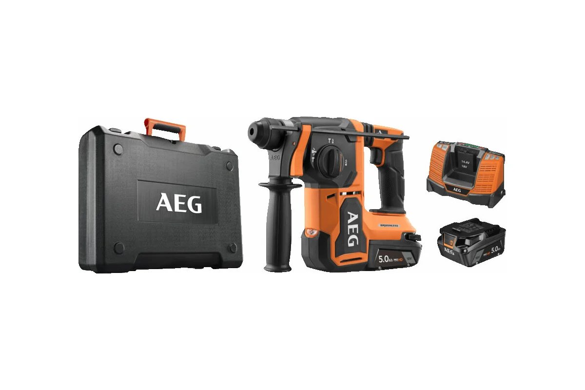 Бесщеточный перфоратор AEG BBH18BL2-502C SDS+ 18В 4935492343