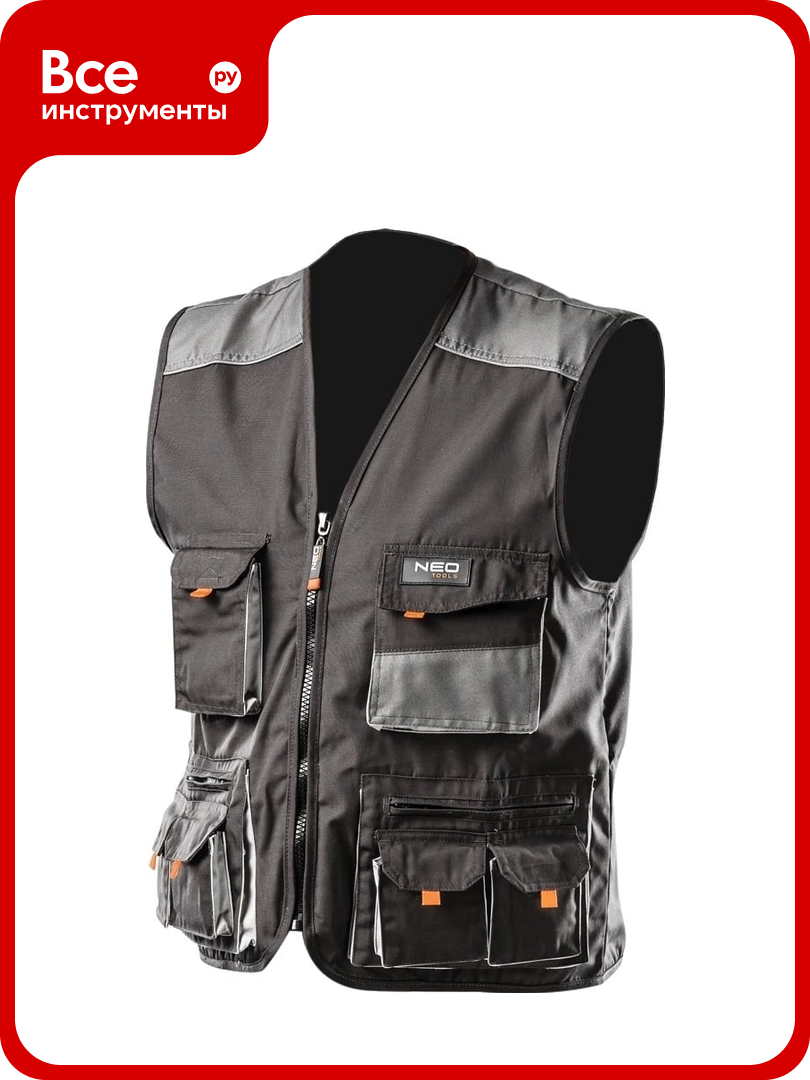 Рабочий жилет NEO Tools p. S/48 81-260-S