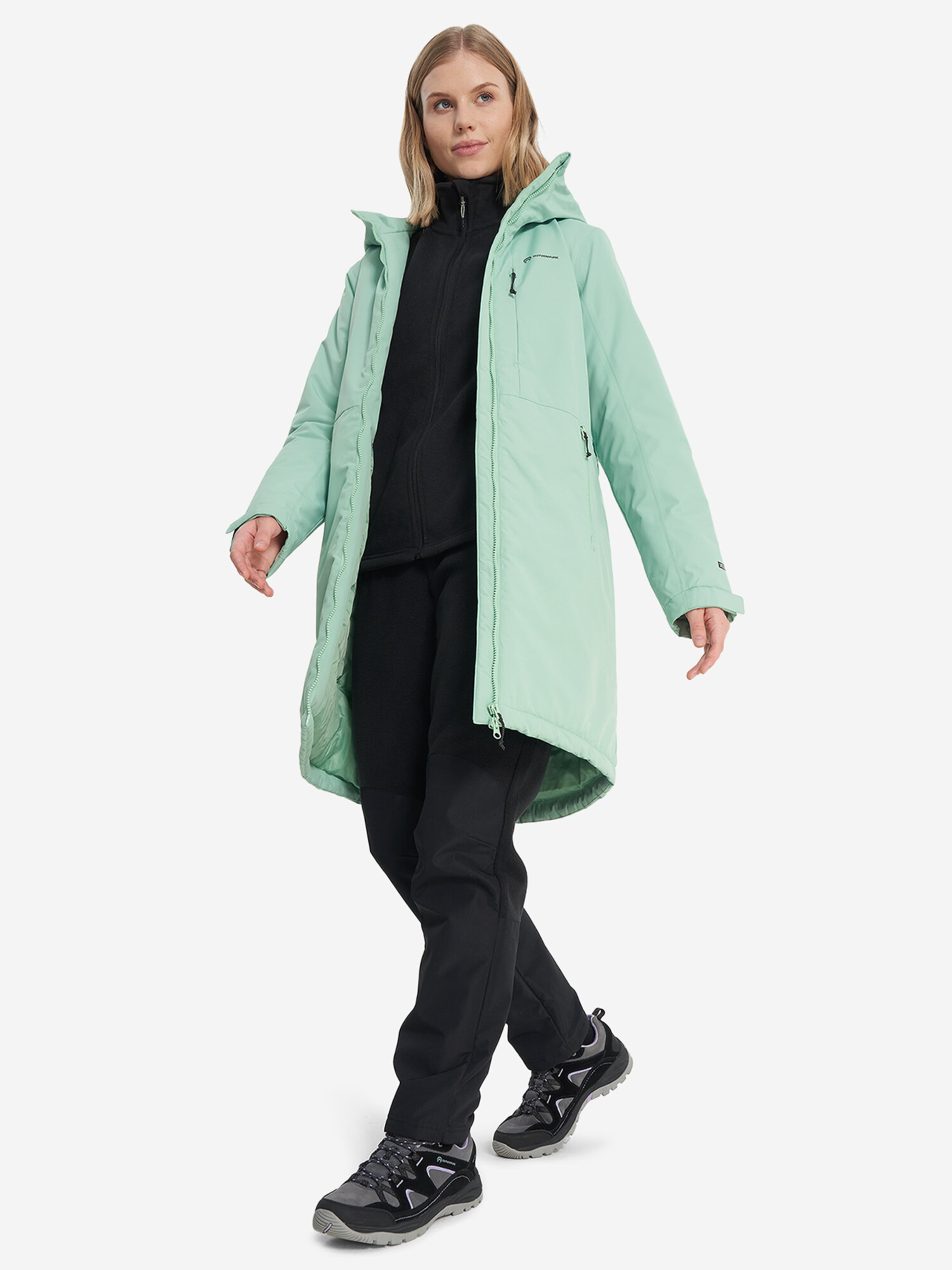 Куртка спортивная OUTVENTURE, размер 46, зеленый — фото 1