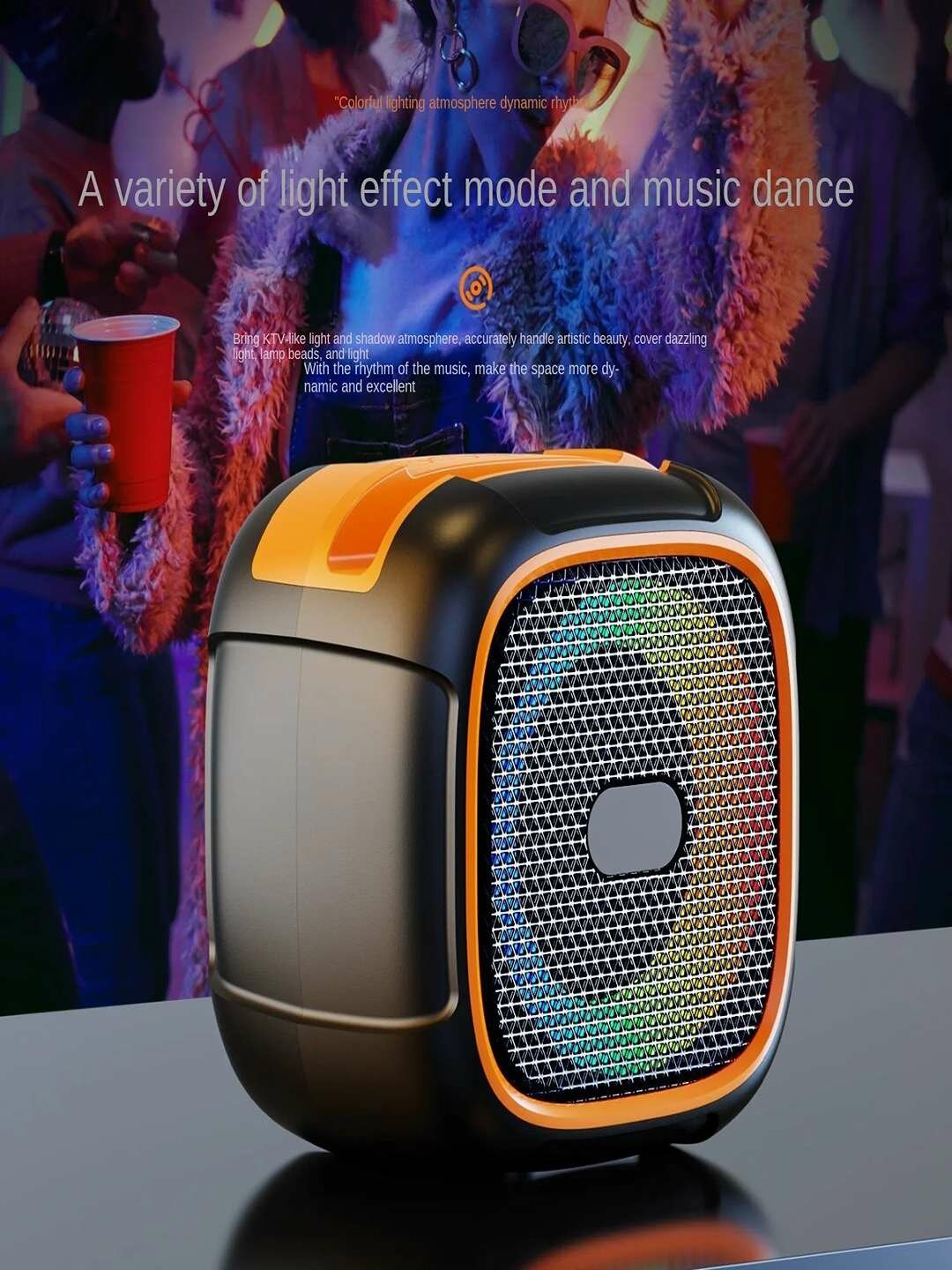 Портативная Bluetooth колонка Xiaomi 2E SoundXPod с RGB-подсветкой, 10 ч работы, поддержка MP3/WMA/FLAC