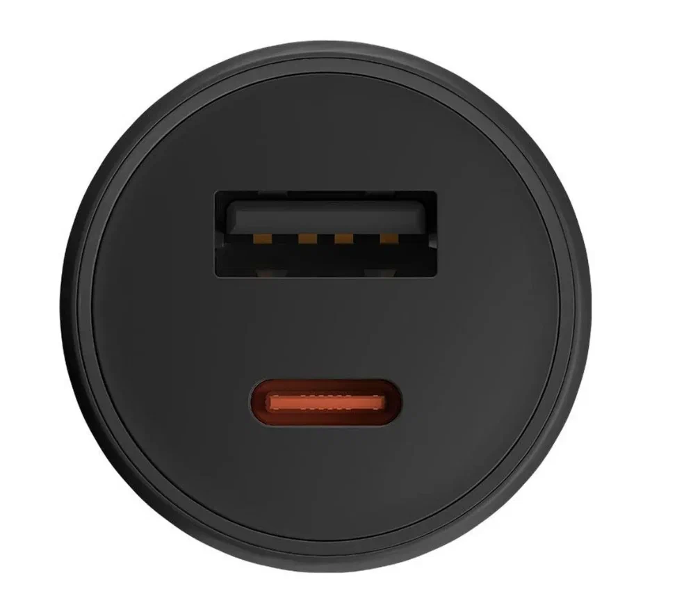 Изображение Автомобильное зарядное устройство Xiaomi Car Charge 1A1C 43W (Black)