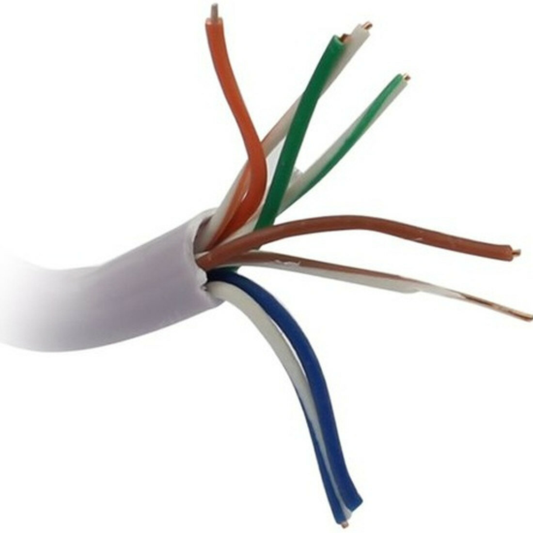 Кабель Exegate Special EX281818RUS UTP 4 пары кат.5e CCA 26AWG бухта 100м серый PVC
