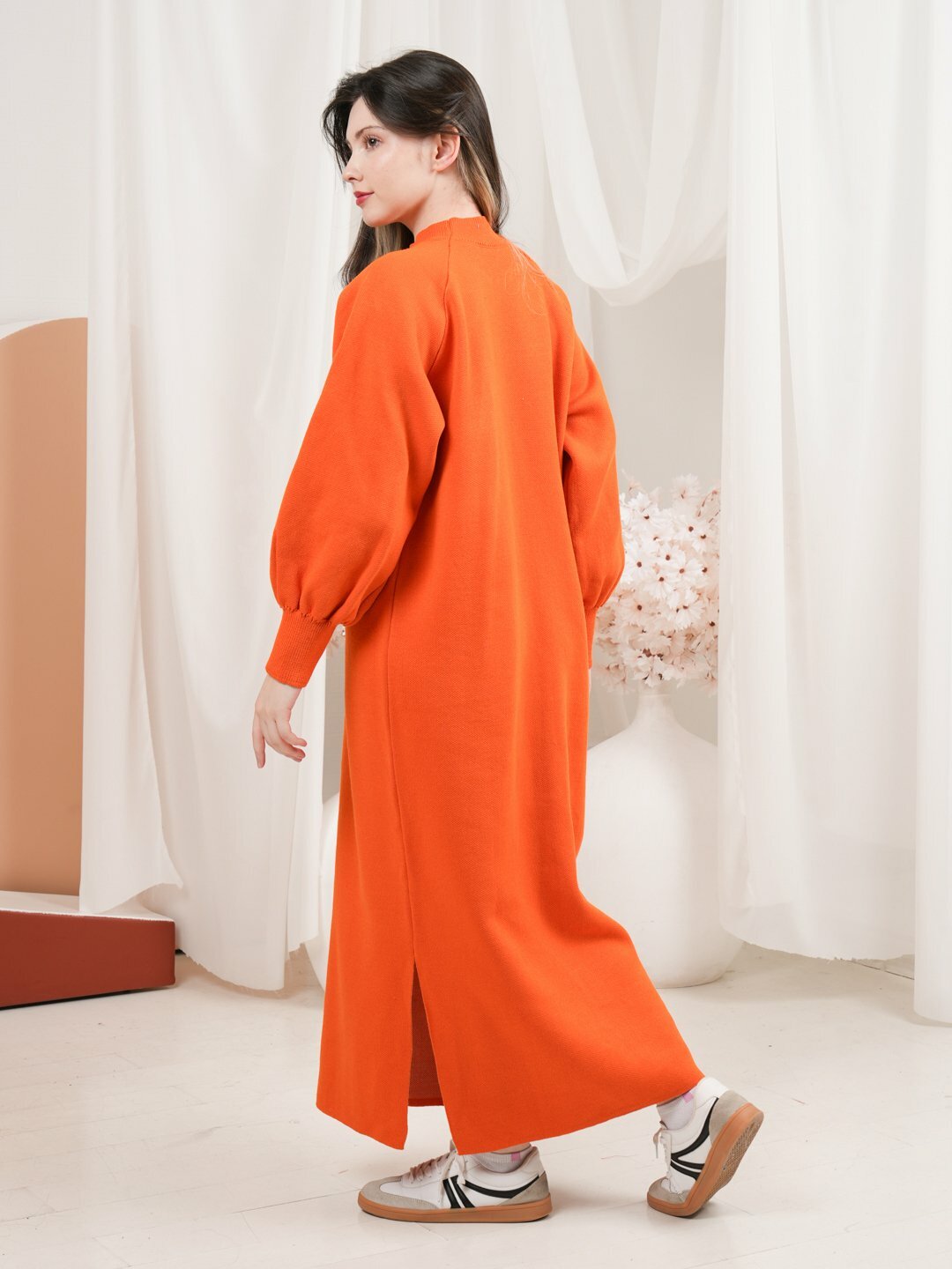 Платье Didov TRIKO 2453, размер M, оранжевый — фото 1