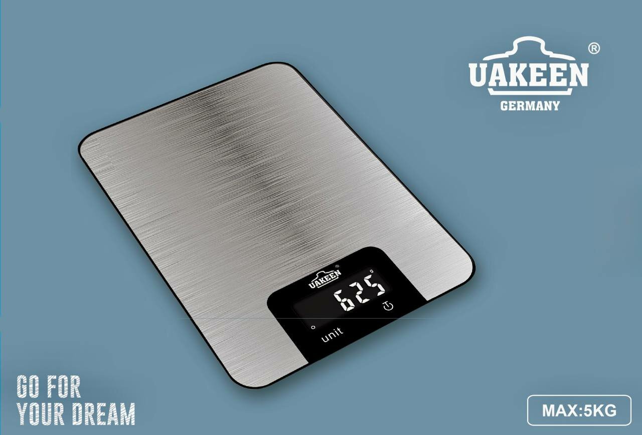 Кухонные весы UAKEEN ZL-2905, электронные, предел взвешивания 5 кг