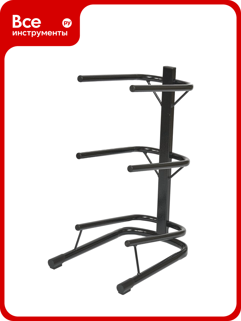 Стойка для бутылей стелла техник на 3 бутыли  19 литров СВ 3 черный