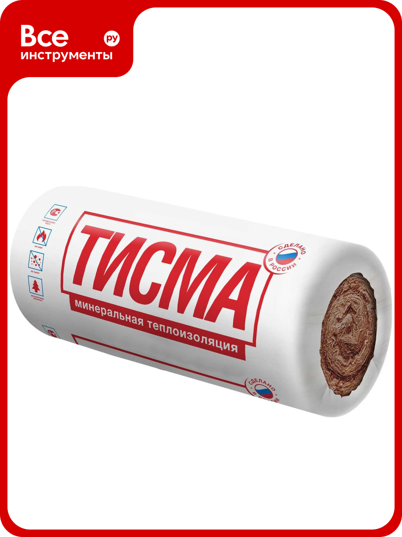 Утеплитель Тисма 50x1200x8300 мм 19.9 кв. м 2 мата 783340
