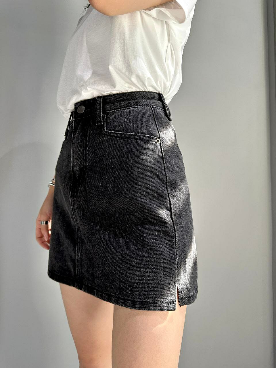 Юбка Чёрный, тёмно-синий