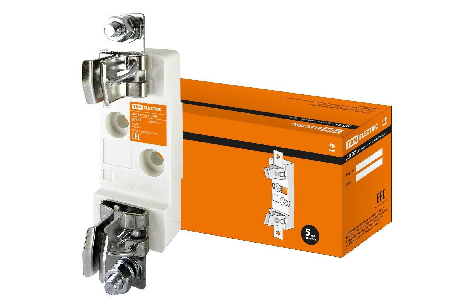 Держатель предохранителя TDM SQ0713-0044 ДП-39 на панель 630 А