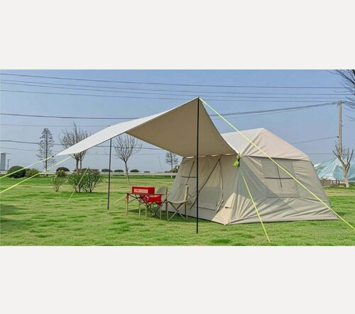 Изображение товара Палатка MirCamping "MIR-1857-4", кемпинговая, надувная, 4-местная с навесом 3x3.6м